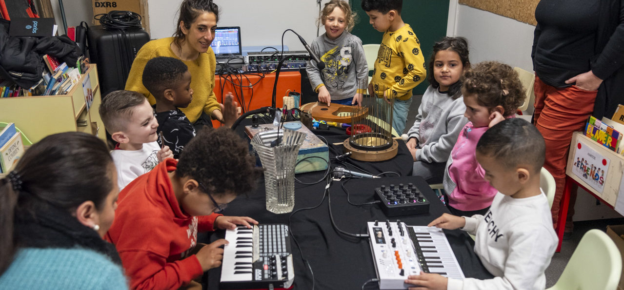 Ciné-concert avec la classe de maternelle d’Anatole France et Flaca Boonse
